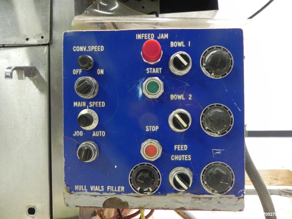 Used Chase Logeman (Hull) Model FSS4.12 Vial Filling and Stoppering Machine