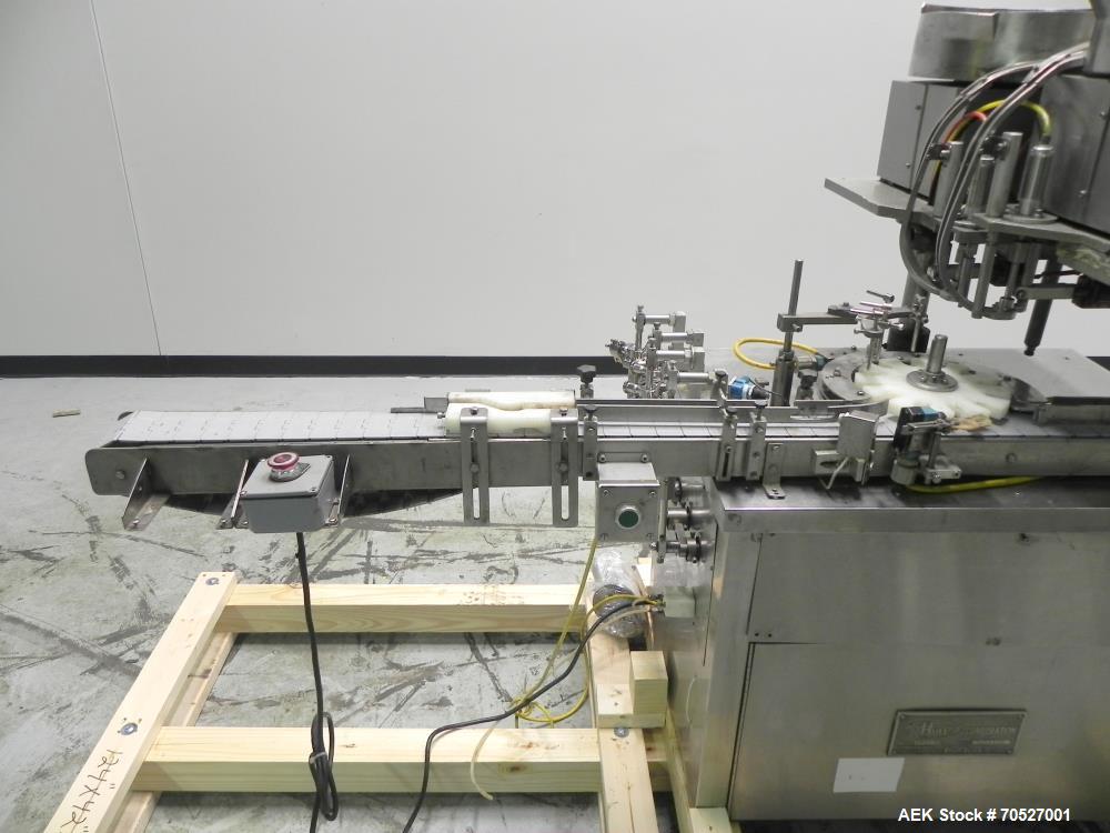 Used Chase Logeman (Hull) Model FSS4.12 Vial Filling and Stoppering Machine