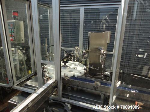 Used-Comas Liquid Vial Filler and Capper Monoblock Liquid Filler, Powder Filler RP, Model FC7-50. 3000-4000 parts per hour. ...