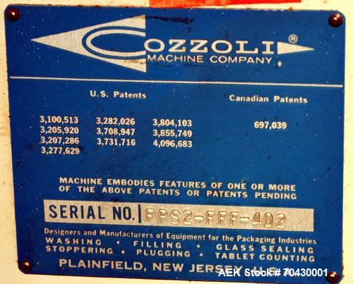 Used Cozzoli FPS2 Automatic Ampule / Ampoule Filler and Flame Sealer