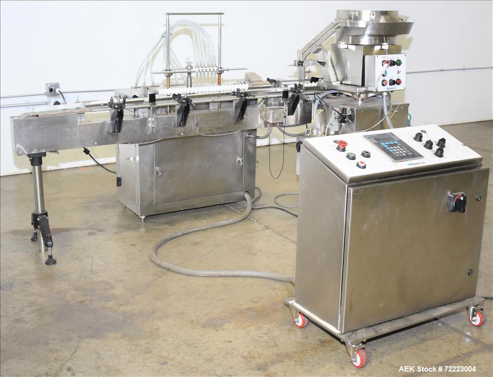 Used Cozzoli VR2 Monoblock Liquid Filler and Stoppering Machine