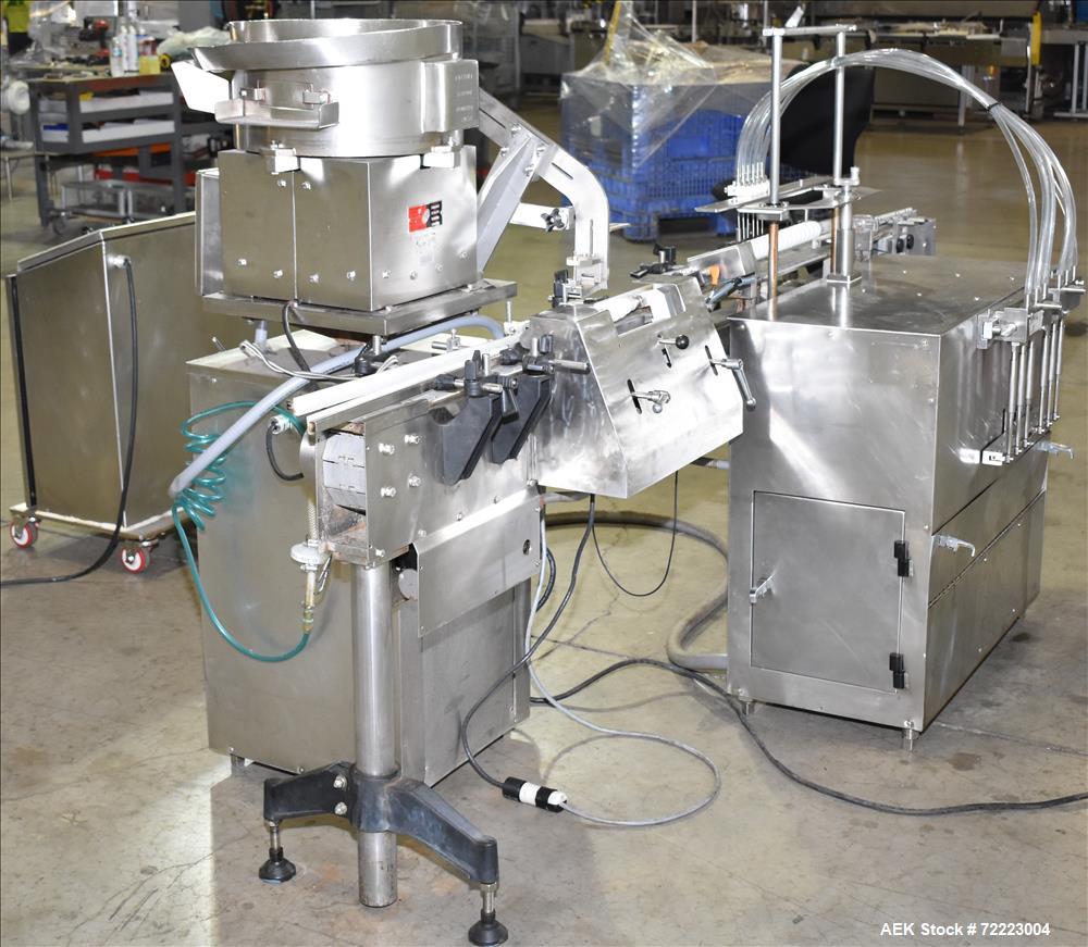 Used Cozzoli VR2 Monoblock Liquid Filler and Stoppering Machine