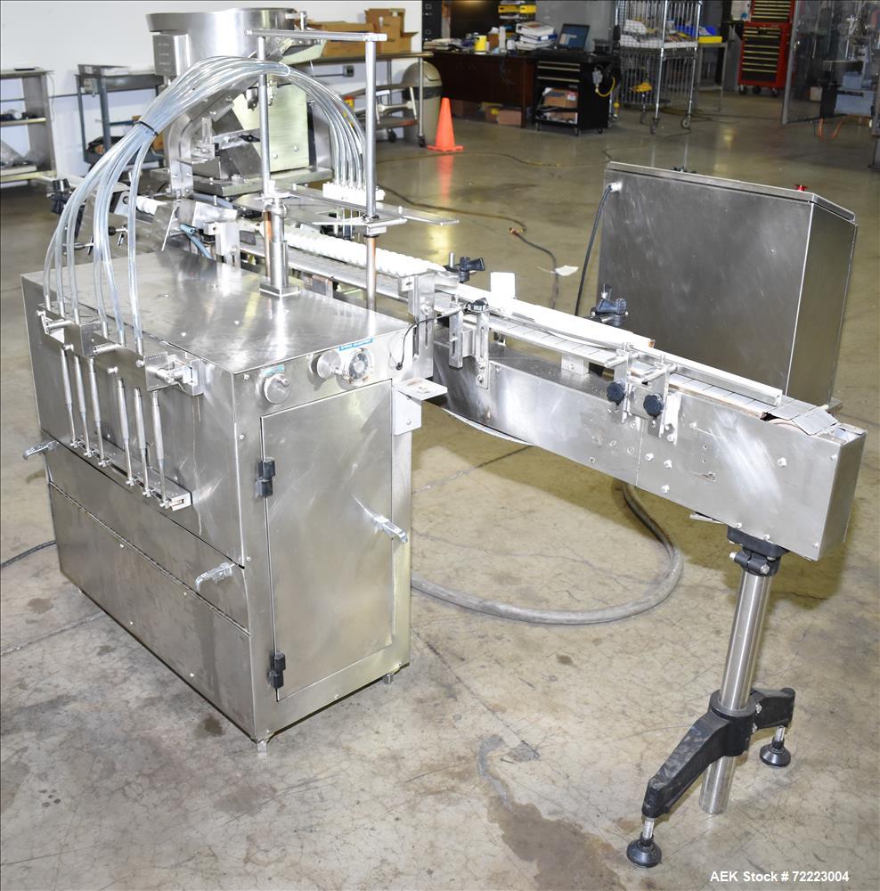 Used- Cozzoli VR2 Monoblock Liquid Filler and Stoppering Machine