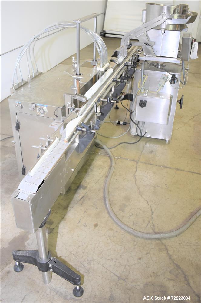 Used Cozzoli VR2 Monoblock Liquid Filler and Stoppering Machine