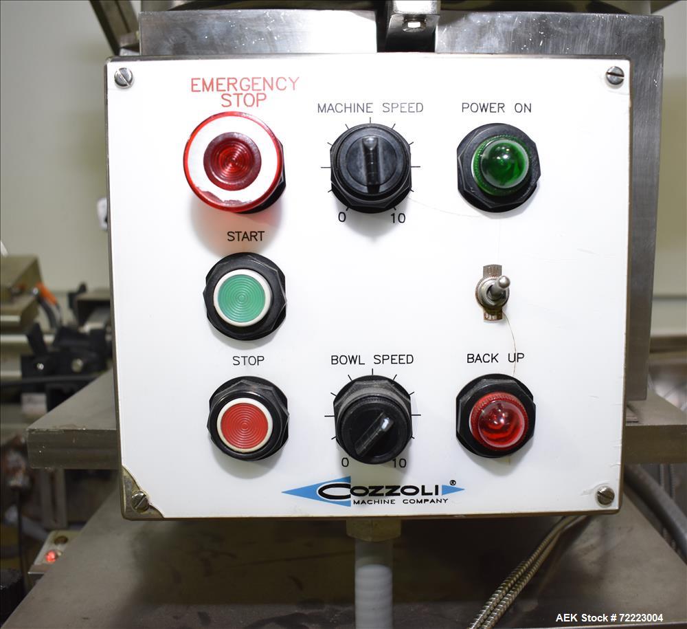 Used- Cozzoli VR2 Monoblock Liquid Filler and Stoppering Machine