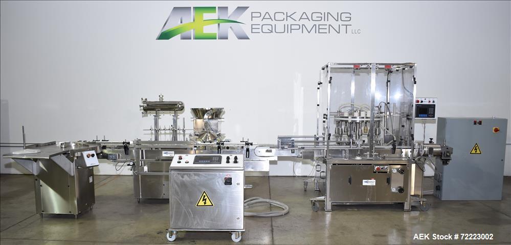 Used Cozzoli Pharmaceutical Filler Ampoule Vial Monoblock Syringe Filling Syste