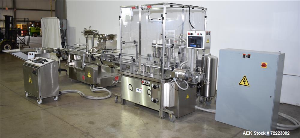 Used Cozzoli Pharmaceutical Filler Ampoule Vial Monoblock Syringe Filling Syste