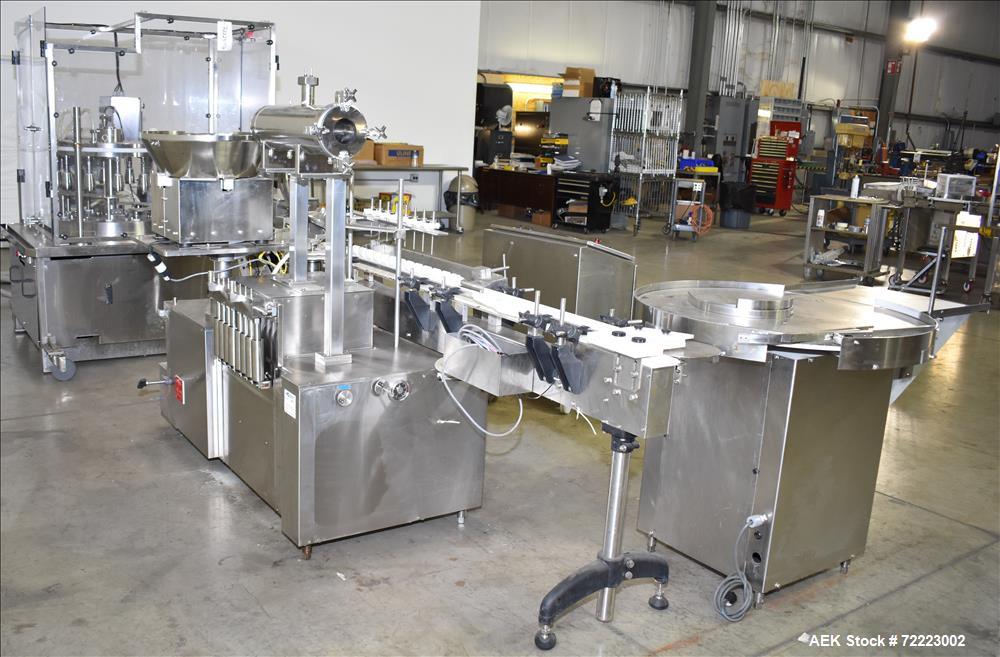Used Cozzoli Pharmaceutical Filler Ampoule Vial Monoblock Syringe Filling Syste