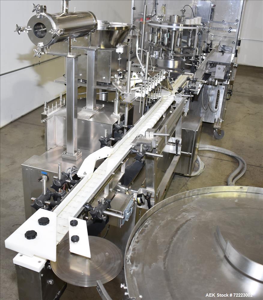 Used Cozzoli Pharmaceutical Filler Ampoule Vial Monoblock Syringe Filling Syste