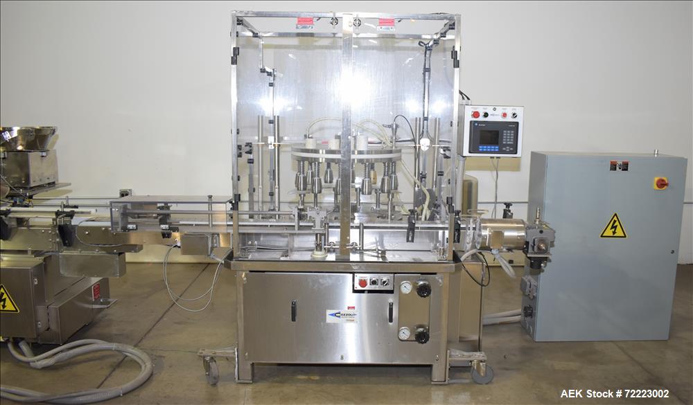 Used Cozzoli Pharmaceutical Filler Ampoule Vial Monoblock Syringe Filling Syste