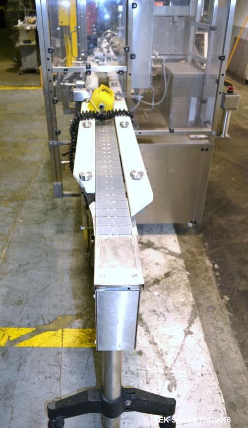 Used Cozzoli VR2S Monoblock Filler and Stoppering Machine. Capable of speeds up to 120 vials per minute. Has four head filler and single bowl stoppering systems (requires changeparts, bowl not includ...