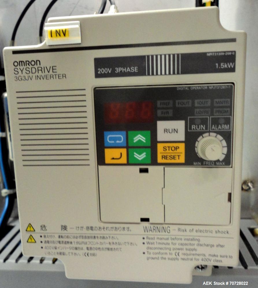 Used Comas Plastic Dispensing Syringe Monoblock Filling System, Model FD120, speeds up to 60 syringes/minute. Dual station index with 2 Ivek Peristaltic product fill pumps, Vibratory Bowl feeders for...