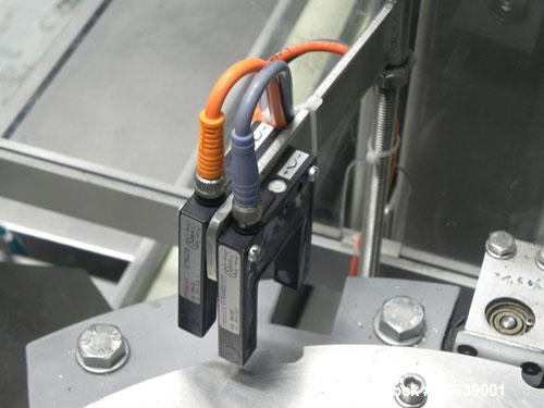 Used Groninger Syringe Filling Line, stainless steel on product contact parts. Line consists of model DFVK4000S inline (4) head filler, RTA3005 filler and HEA100 labeler.