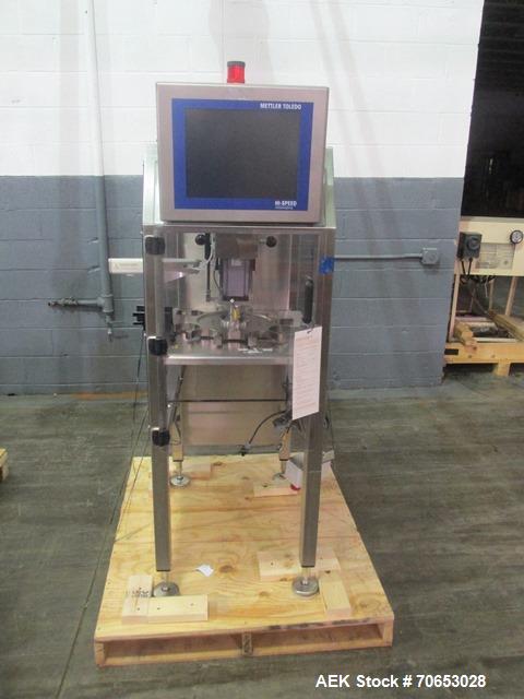 Used Groninger vial filling, Stoppering and crimp capping monoblock with checkw