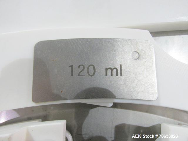 Used Groninger vial filling, Stoppering and crimp capping monoblock with checkw