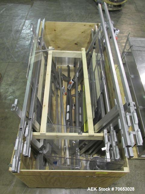 Used Groninger vial filling, Stoppering and crimp capping monoblock with checkw