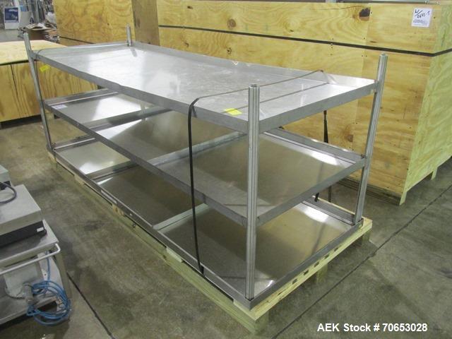 Used Groninger vial filling, Stoppering and crimp capping monoblock with checkw