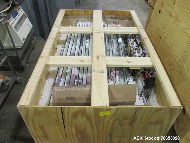 Used Groninger vial filling, Stoppering and crimp capping monoblock with checkw