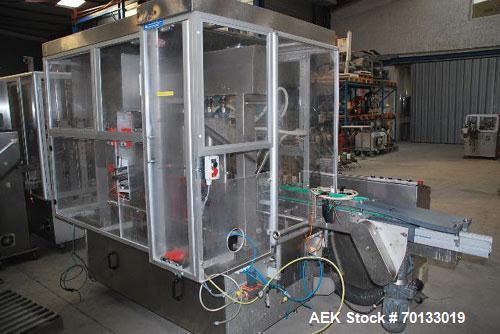 Used Groninger KFVG 4211 Liquid, Semi-Liquid and Foam Inline Filling Line for glass and plastic vials