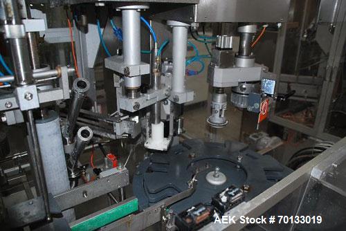 Used Groninger KFVG 4211 Liquid, Semi-Liquid and Foam Inline Filling Line for glass and plastic vials