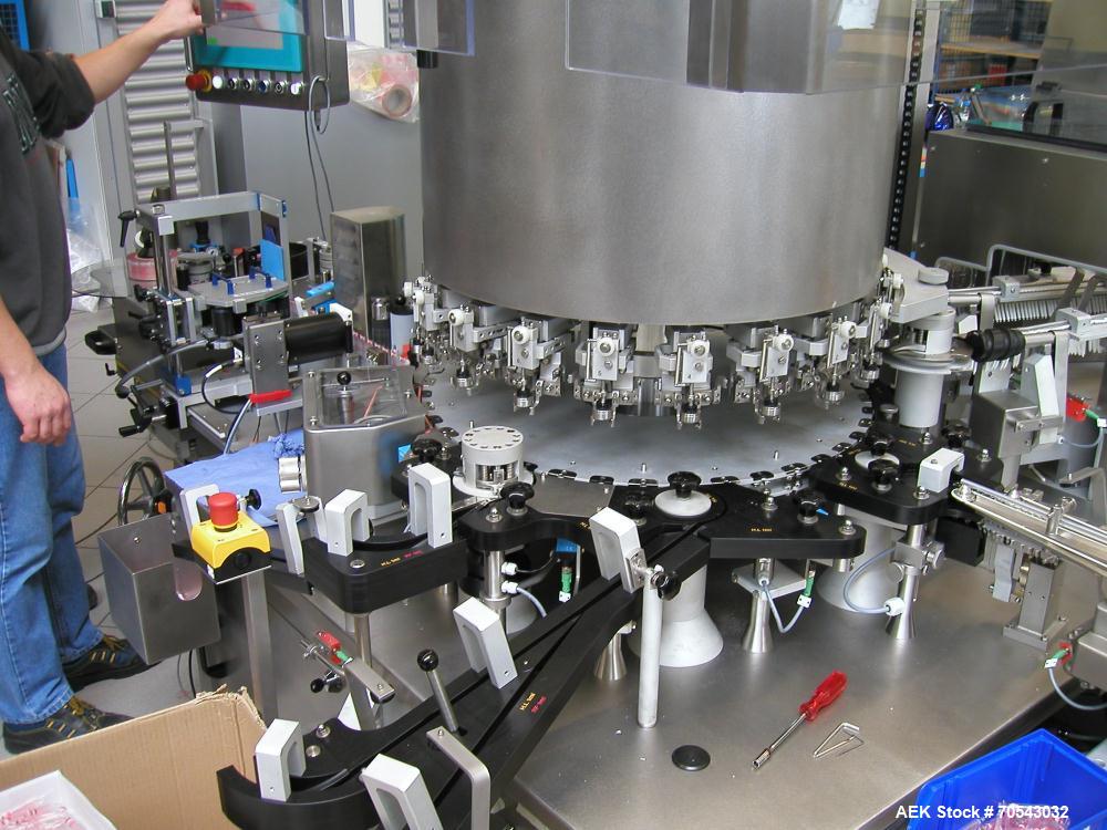 GRONINGER SMKE 18005 Labelling and plunger insertion machine