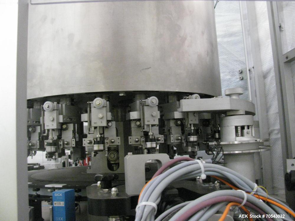 GRONINGER SMKE 18005 Labelling and plunger insertion machine