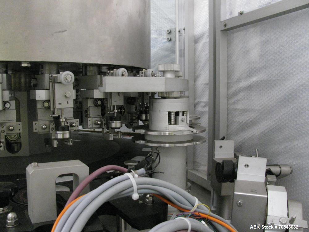 GRONINGER SMKE 18005 Labelling and plunger insertion machine