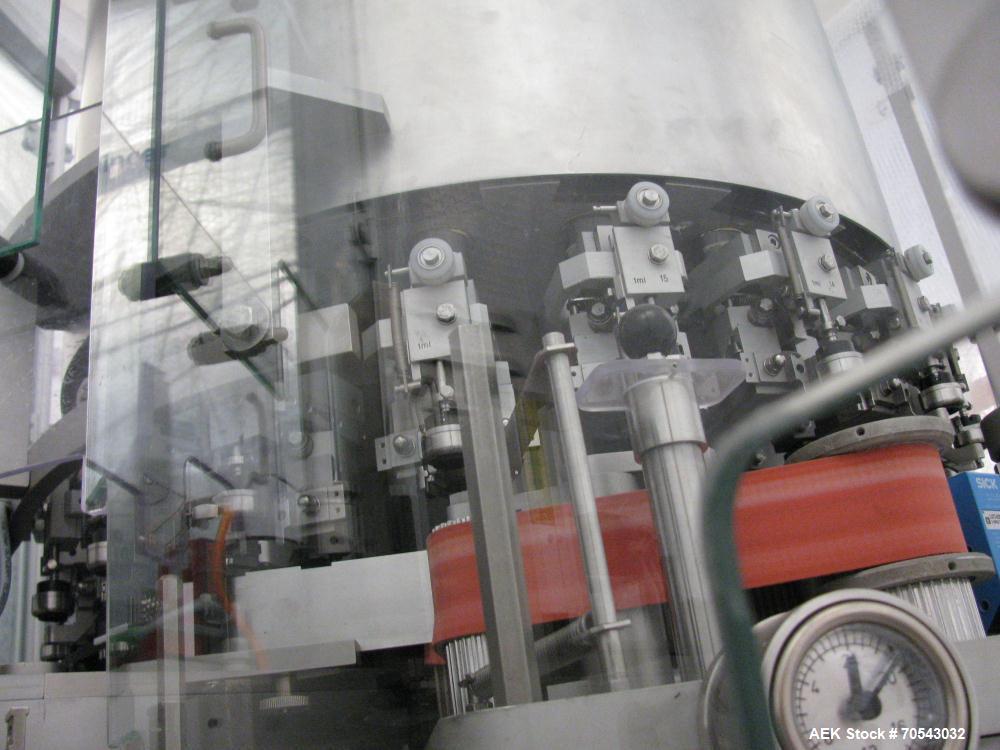 GRONINGER SMKE 18005 Labelling and plunger insertion machine