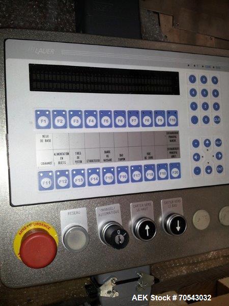 GRONINGER SMKE 18005 Labelling and plunger insertion machine