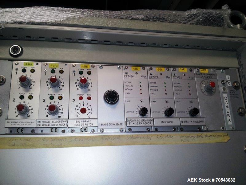 GRONINGER SMKE 18005 Labelling and plunger insertion machine