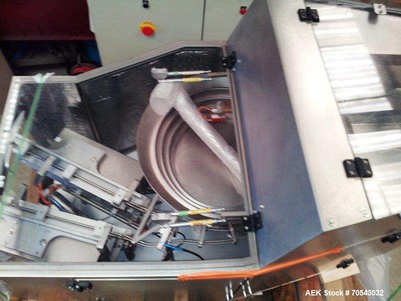 GRONINGER SMKE 18005 Labelling and plunger insertion machine