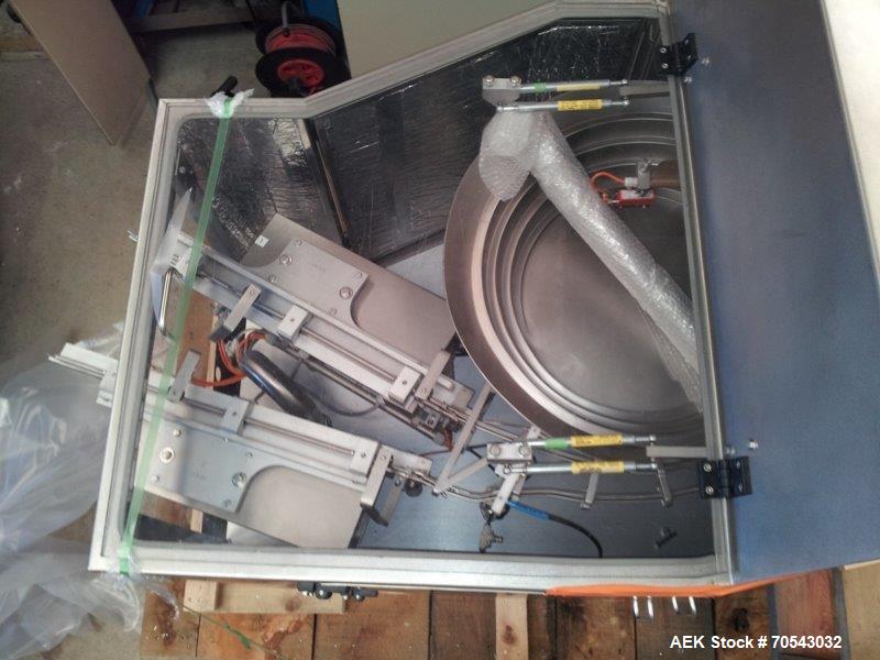 GRONINGER SMKE 18005 Labelling and plunger insertion machine