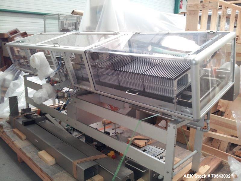 GRONINGER SMKE 18005 Labelling and plunger insertion machine