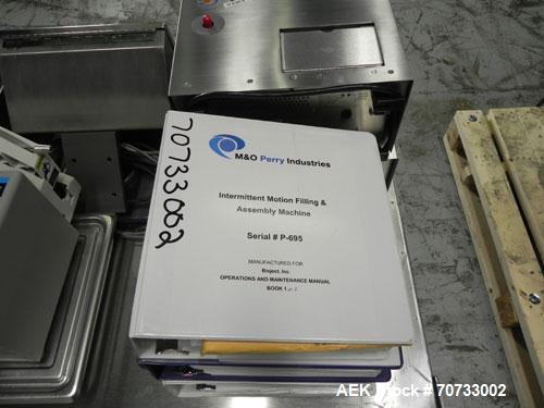 Used M&O Perry Model SFA-1 Vial Cartridge Placer and Filler System