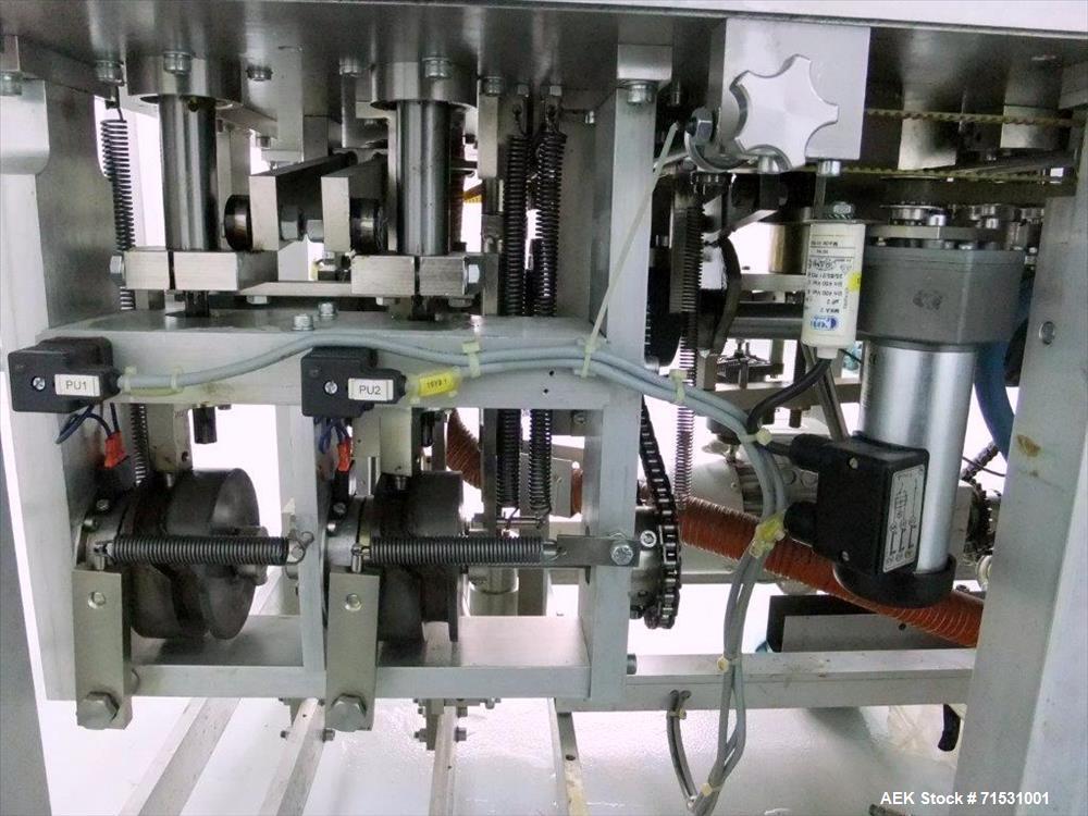Used Complete Filling Line. Sterile dose ampoules. Includes the following equipment: Rota ampoule filler and sealing machine, Model R921/MA, 6000 amp/hr for 1 ml and 2 ml. Inox Industries formulation...