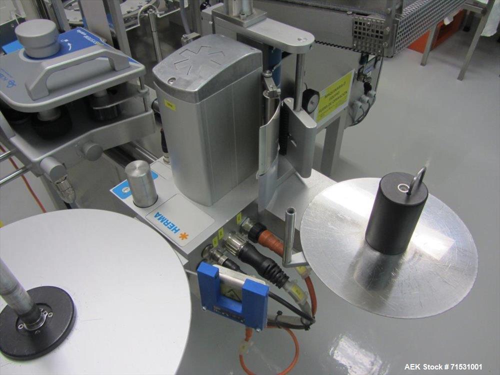 Used Complete Filling Line. Sterile dose ampoules. Includes the following equipment: Rota ampoule filler and sealing machine, Model R921/MA, 6000 amp/hr for 1 ml and 2 ml. Inox Industries formulation...