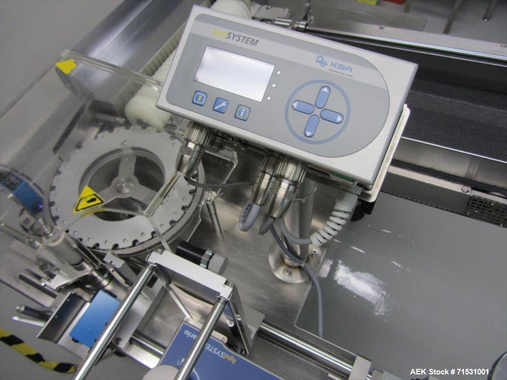 Used Complete Filling Line. Sterile dose ampoules. Includes the following equipment: Rota ampoule filler and sealing machine, Model R921/MA, 6000 amp/hr for 1 ml and 2 ml. Inox Industries formulation...
