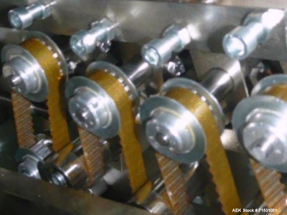 Used Complete Filling Line. Sterile dose ampoules. Includes the following equipment: Rota ampoule filler and sealing machine, Model R921/MA, 6000 amp/hr for 1 ml and 2 ml. Inox Industries formulation...