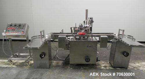 Used Schubert Model FD6000 Monoblock Vial Filler, Stopper and Crimp Capper