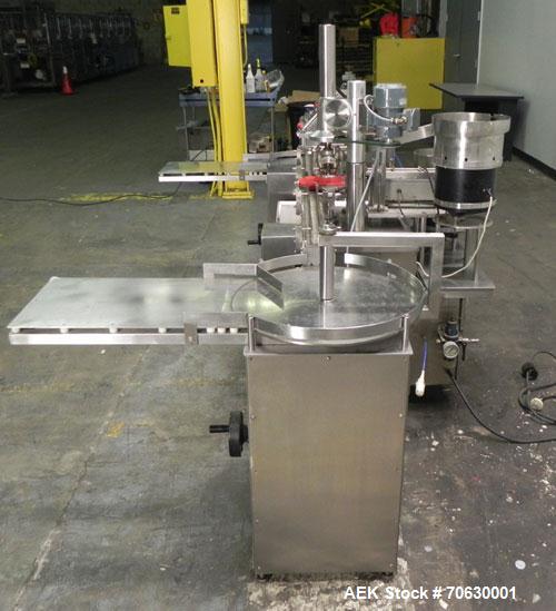 Used Schubert Model FD6000 Monoblock Vial Filler, Stopper and Crimp Capper