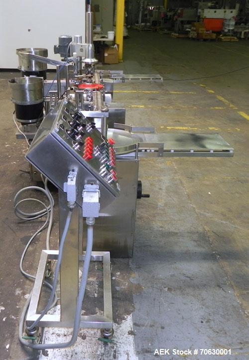 Used Schubert Model FD6000 Monoblock Vial Filler, Stopper and Crimp Capper