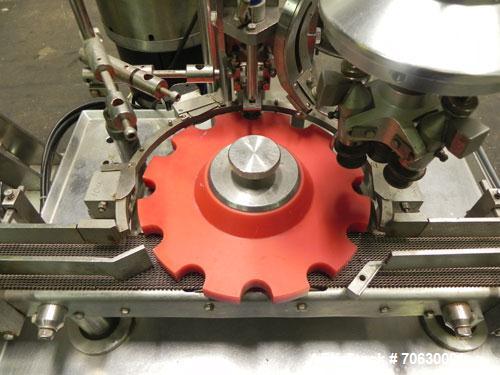 Used Schubert Model FD6000 Monoblock Vial Filler, Stopper and Crimp Capper