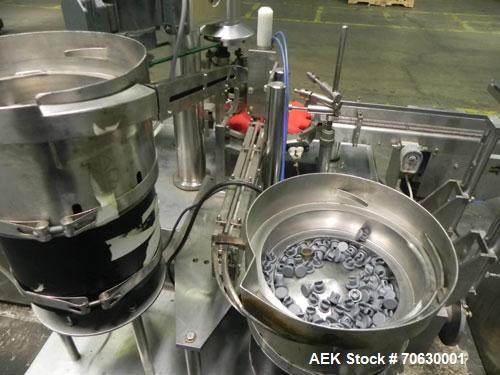Used Schubert Model FD6000 Monoblock Vial Filler, Stopper and Crimp Capper
