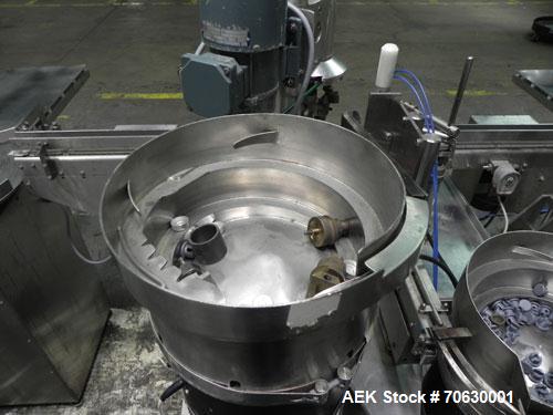 Used Schubert Model FD6000 Monoblock Vial Filler, Stopper and Crimp Capper