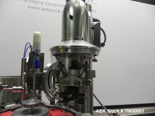 Used Schubert Model FD6000 Monoblock Vial Filler, Stopper and Crimp Capper