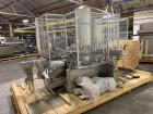 Used Used Groninger inserter capper, Model KVK 206, speeds up to 10000 BPH(166 BPM), with (2) 6 head stations, currently set up with (6) head dropper inserter, and (6) head capper stations, 30 - 230 ...