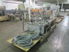 Used-Used Groninger filling line, consisting of model KFVG 4211A Groniger filler, plugger, capper, with (4) piston filling s...