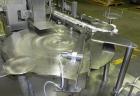 Used Bosch TL Systems Monoblock Vial Filler & Stoppering Machine. Consists of an 8 head rolling diaphram type filler, vial indexing system and stopper inserter. Has 8 filling heads with a filling rat...