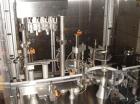 Used Bosch MRF1010 Vial filler capable of speeds up to 70 vials per minute. Fill range:  0.5 ml - 250 ml (with changeparts). Pump Type:  rolling diaphragm.  Stopper size range:  13 mm - 28 mm all typ...