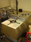 Used Chase Logeman Monoblock Filling Line, Model FPCCL4-12H.  Designed to fill, plug, cap and label at speeds up to 60 containers/minute; fill range from 1 - 125 mL; cap size range from 8 - 32 mm; IM...
